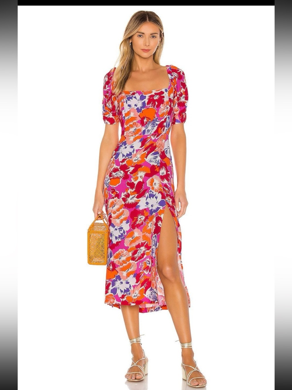 LSpace floral dress- size small